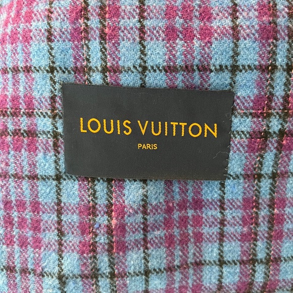 Louis vuitton flannel blouson jacket - Picture 8 of 9